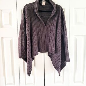 Cozy Cable Knit Women Sweater - Dark Gray